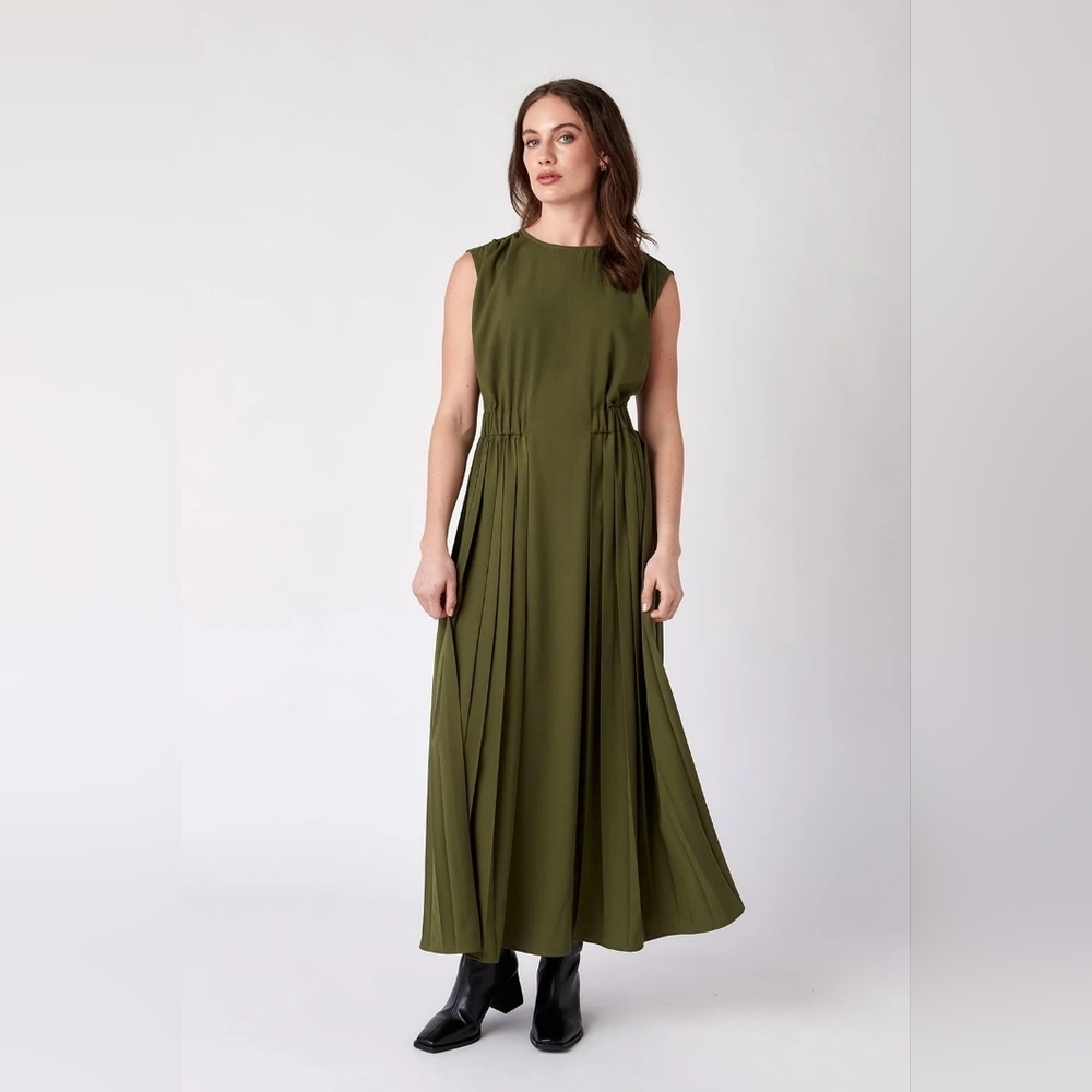 CROSBY by Mollie Burch Olive Maxi Dress